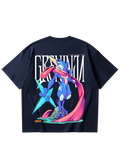 Greninja Blue Oversized Tee