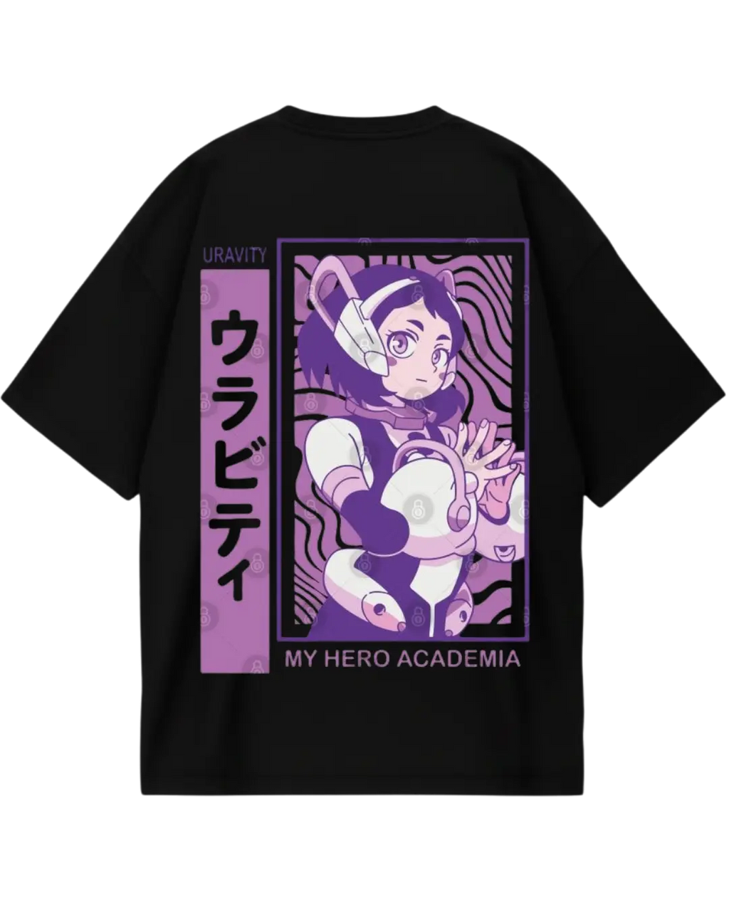 My Hero Academia Uravity Black Oversized Tee