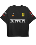 Ferrari Black Official Oversized Tee