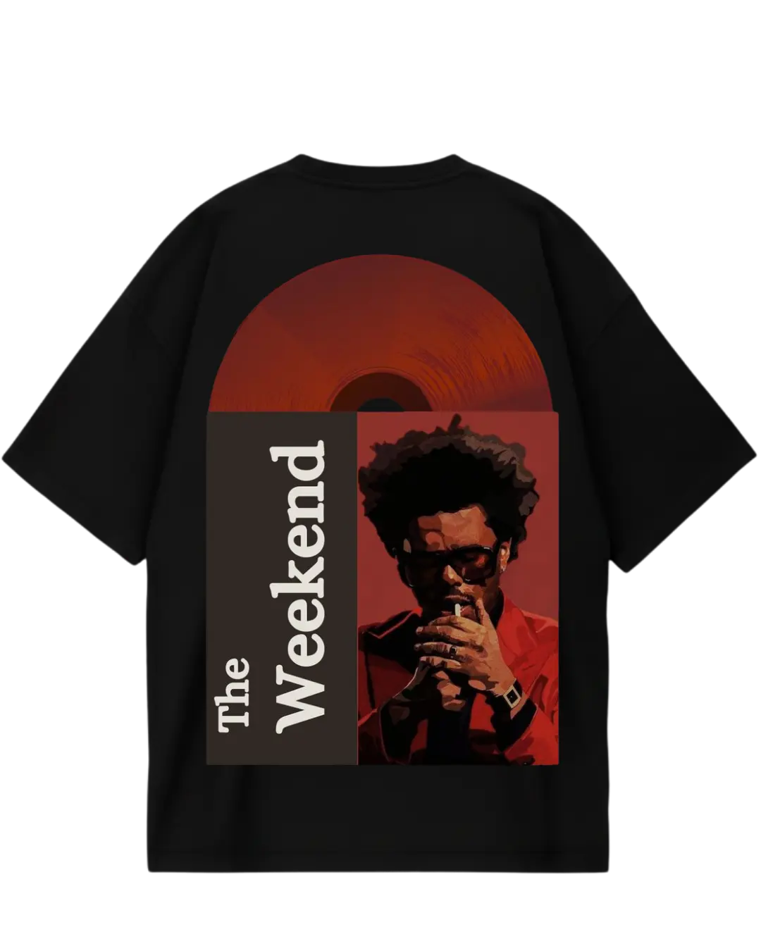 Weekend Black CD Oversized Tee