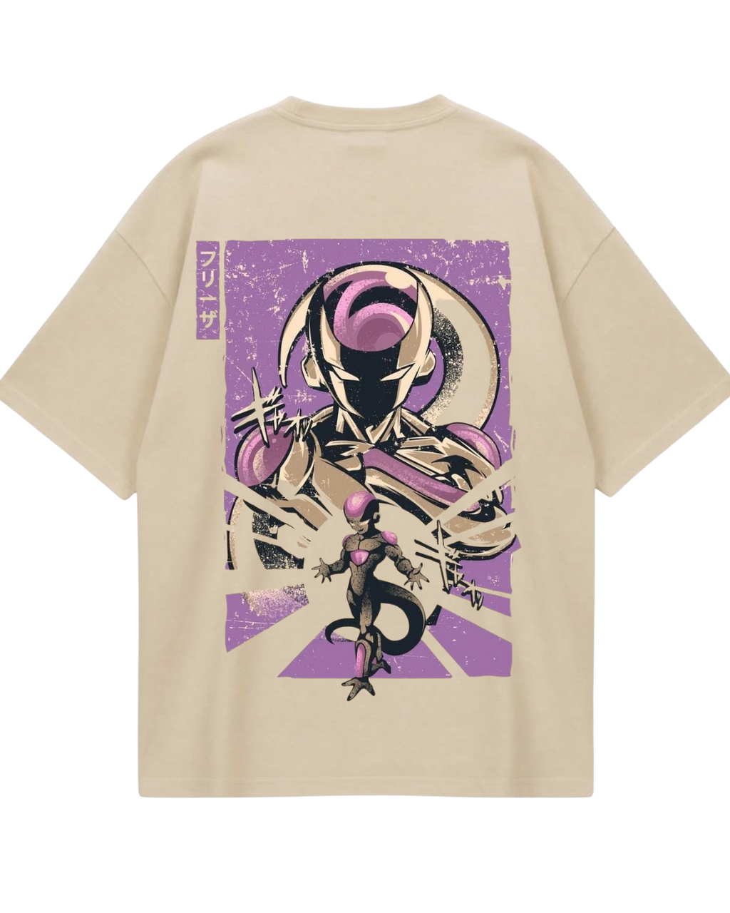 Beige Frieza Oversized Tee