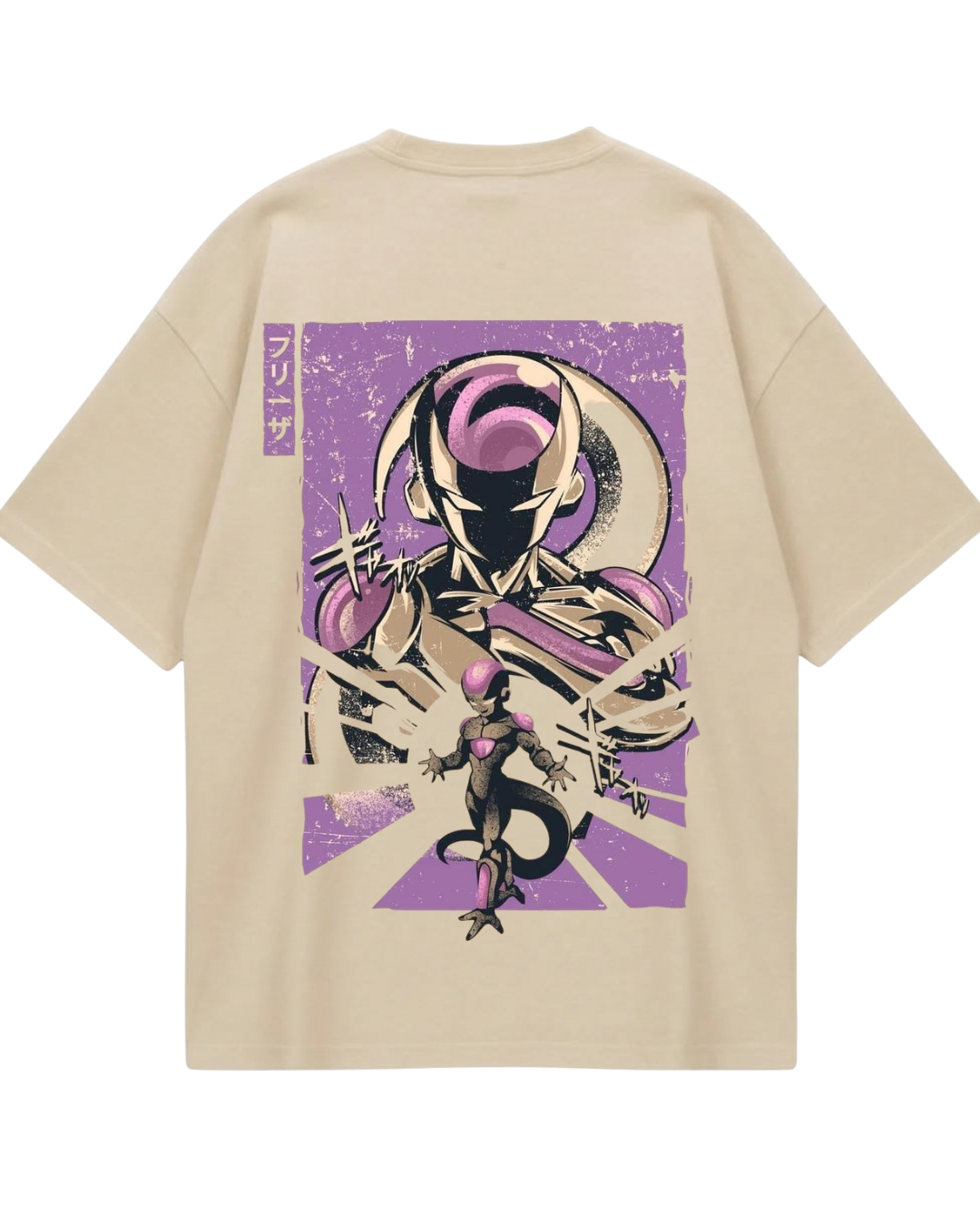 Beige Frieza Oversized Tee