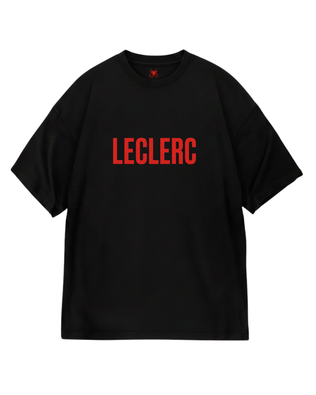 Charles Leclerc Poster Black Oversized Tee