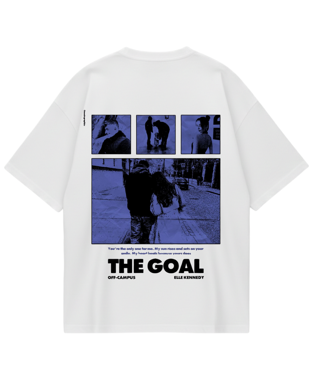 Off Campus The Goal White Oversized Tee