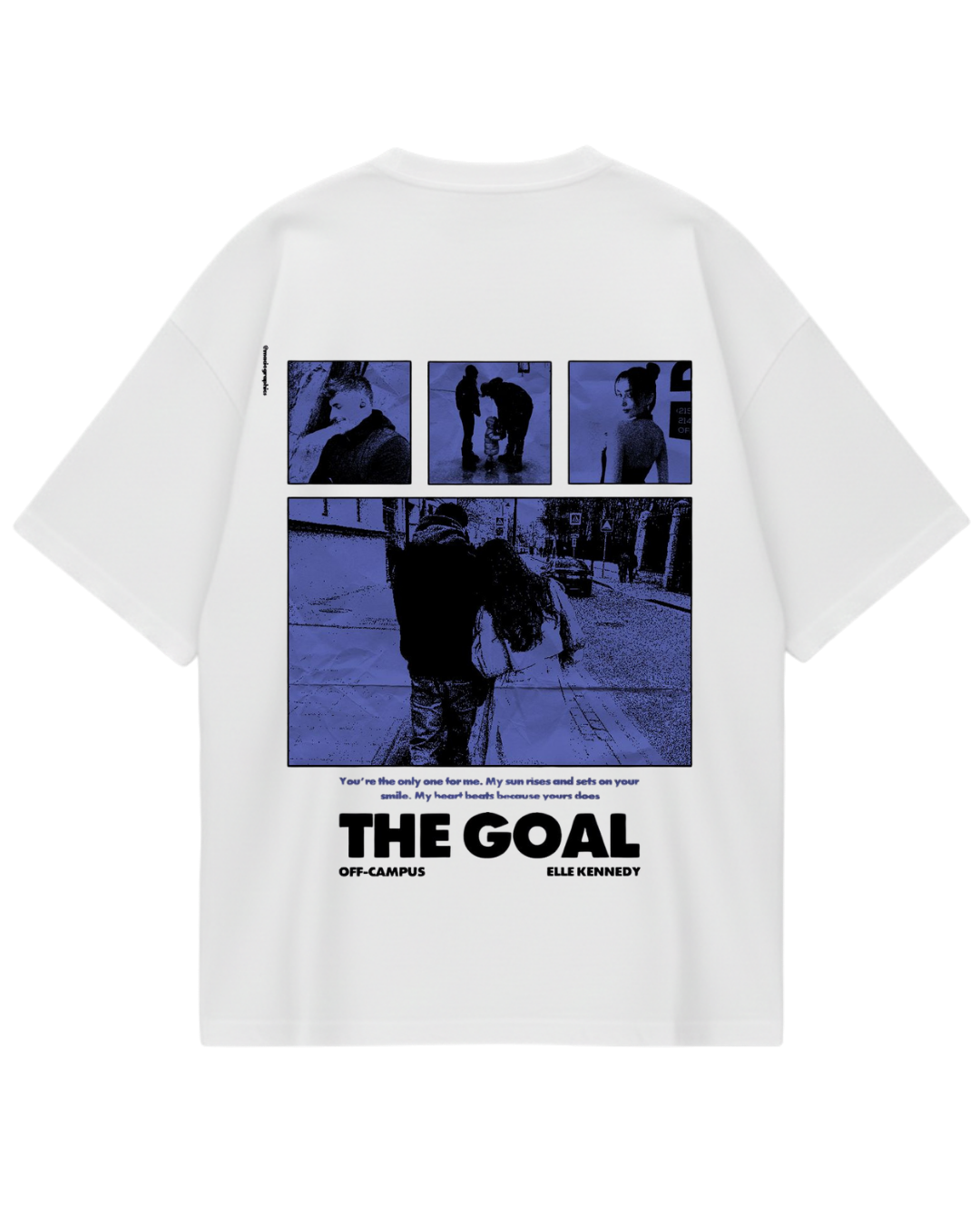 Off Campus The Goal White Oversized Tee