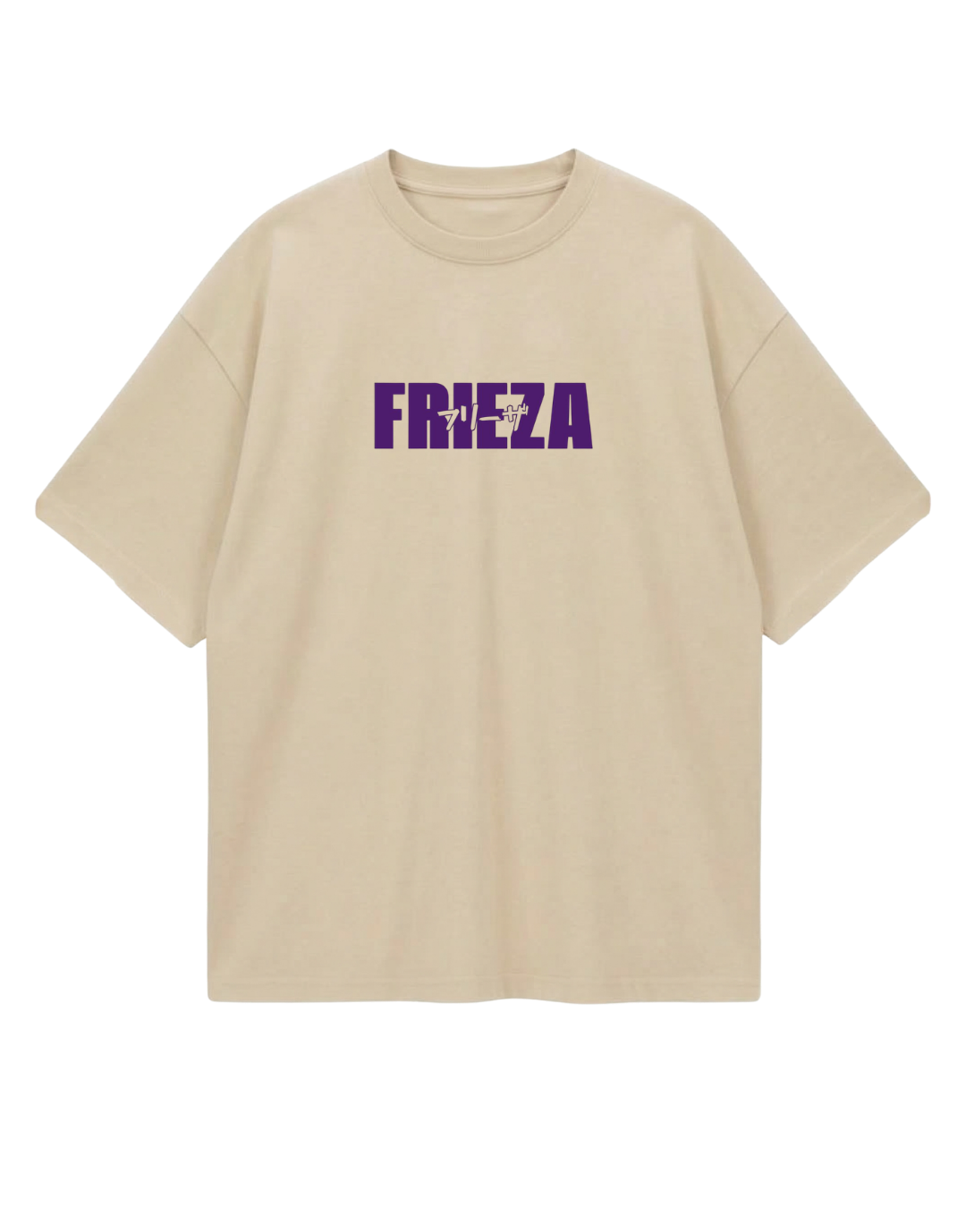 Beige Frieza Oversized Tee