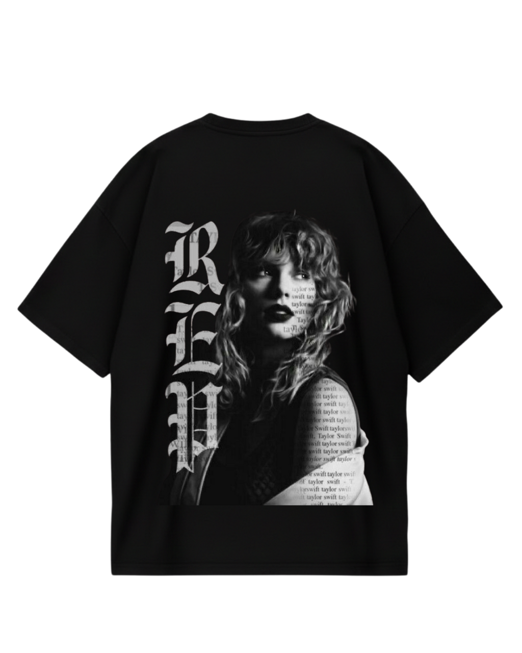 Taylor Swift Rep Design Oversized Tee