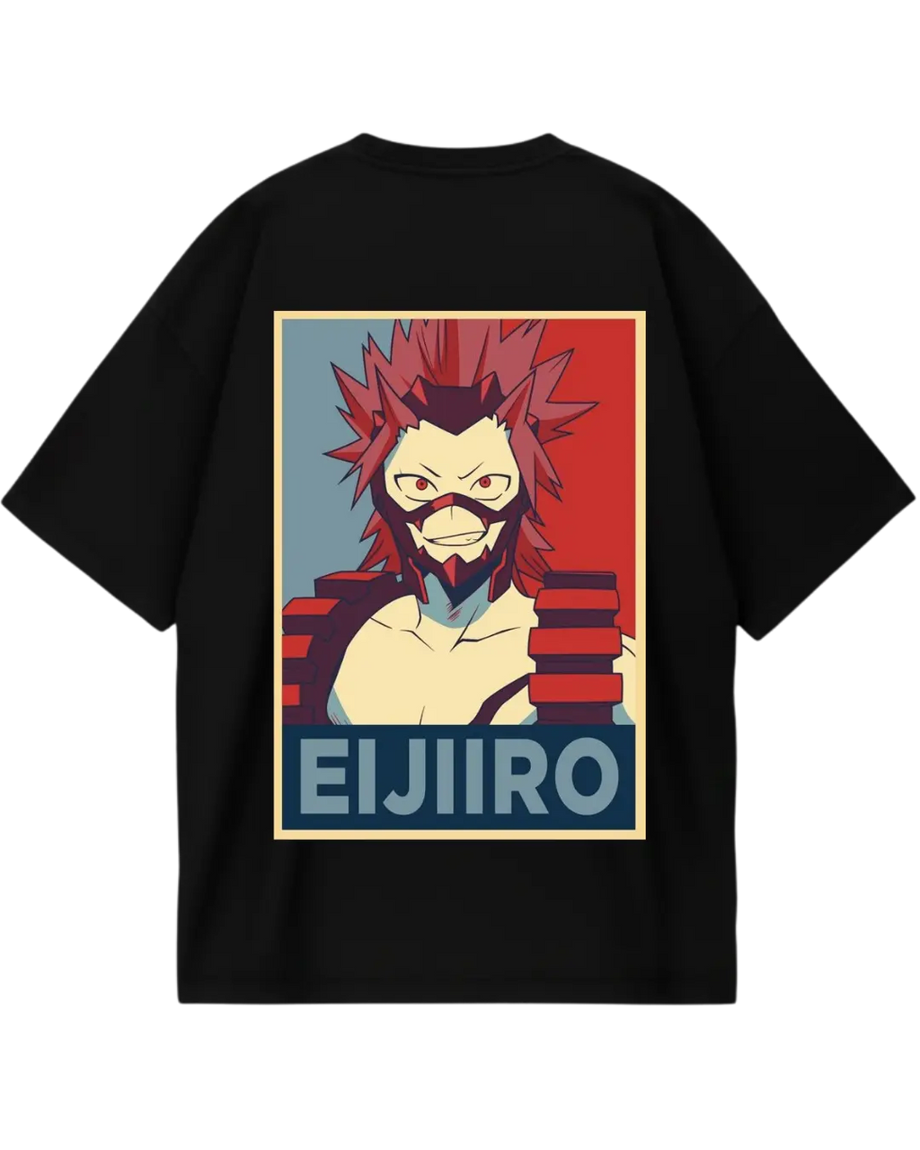My Hero Academia Eijiiro Black Oversized Tee
