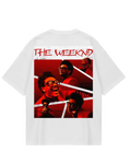 Weekend White Design Oversized Tee