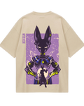Beige Beerus Oversized Tee