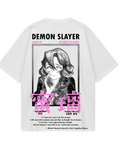 Demon Slayer Mitsuri Kanroji White Oversized Tee