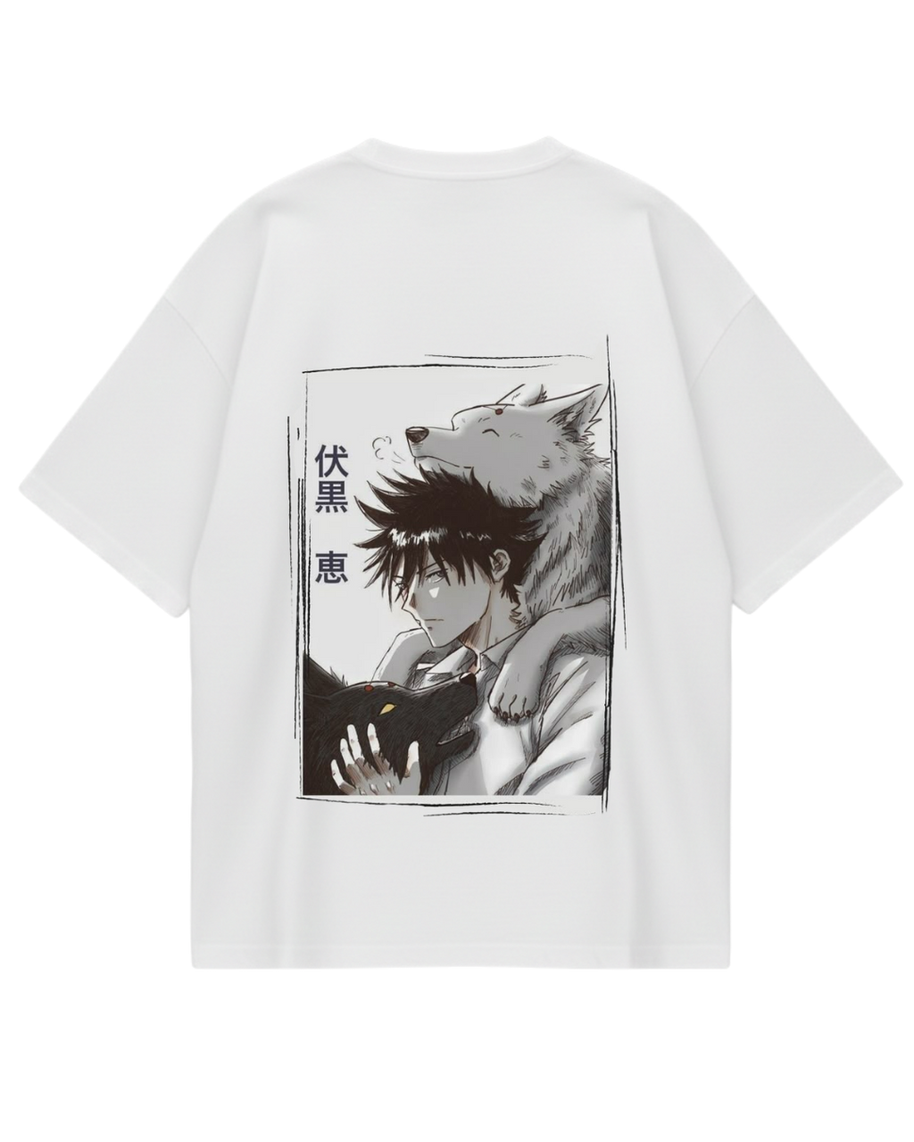 Megumi White Oversized Tee