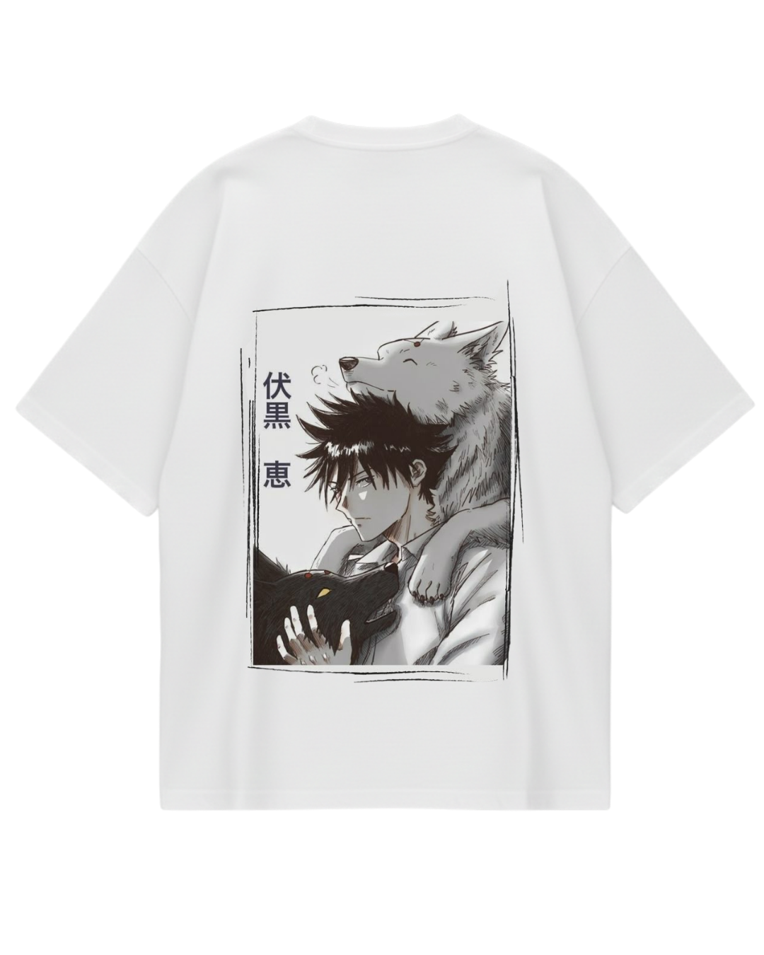 Megumi White Oversized Tee