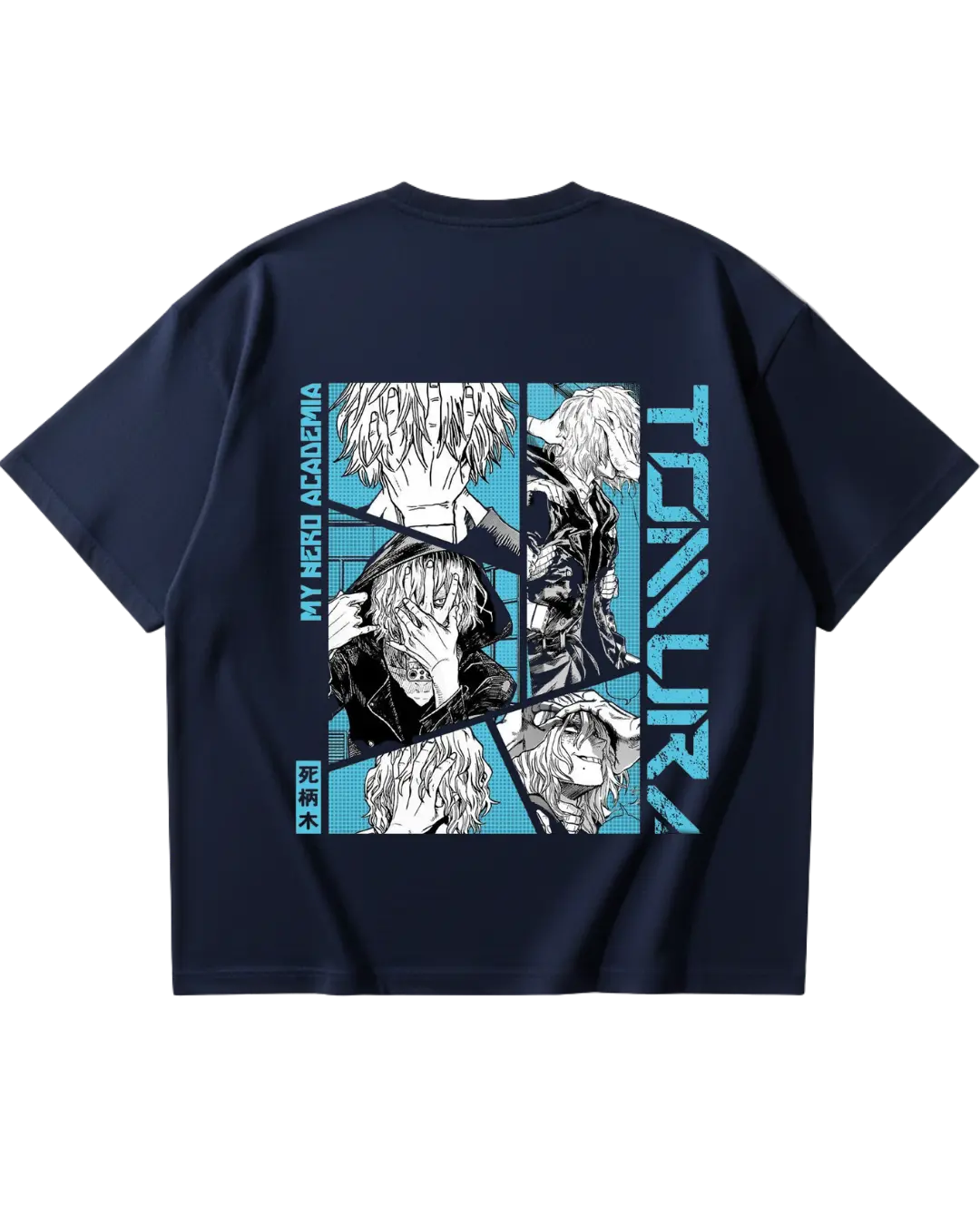 My Hero Academia Tonura Blue Oversized Tee
