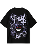 Gengar Black Oversized Tee