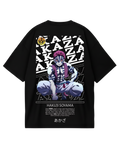 Demon Slayer Akaza Black Oversized Tee