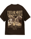 Taylor Swift Fearless Brown Oversized Tee
