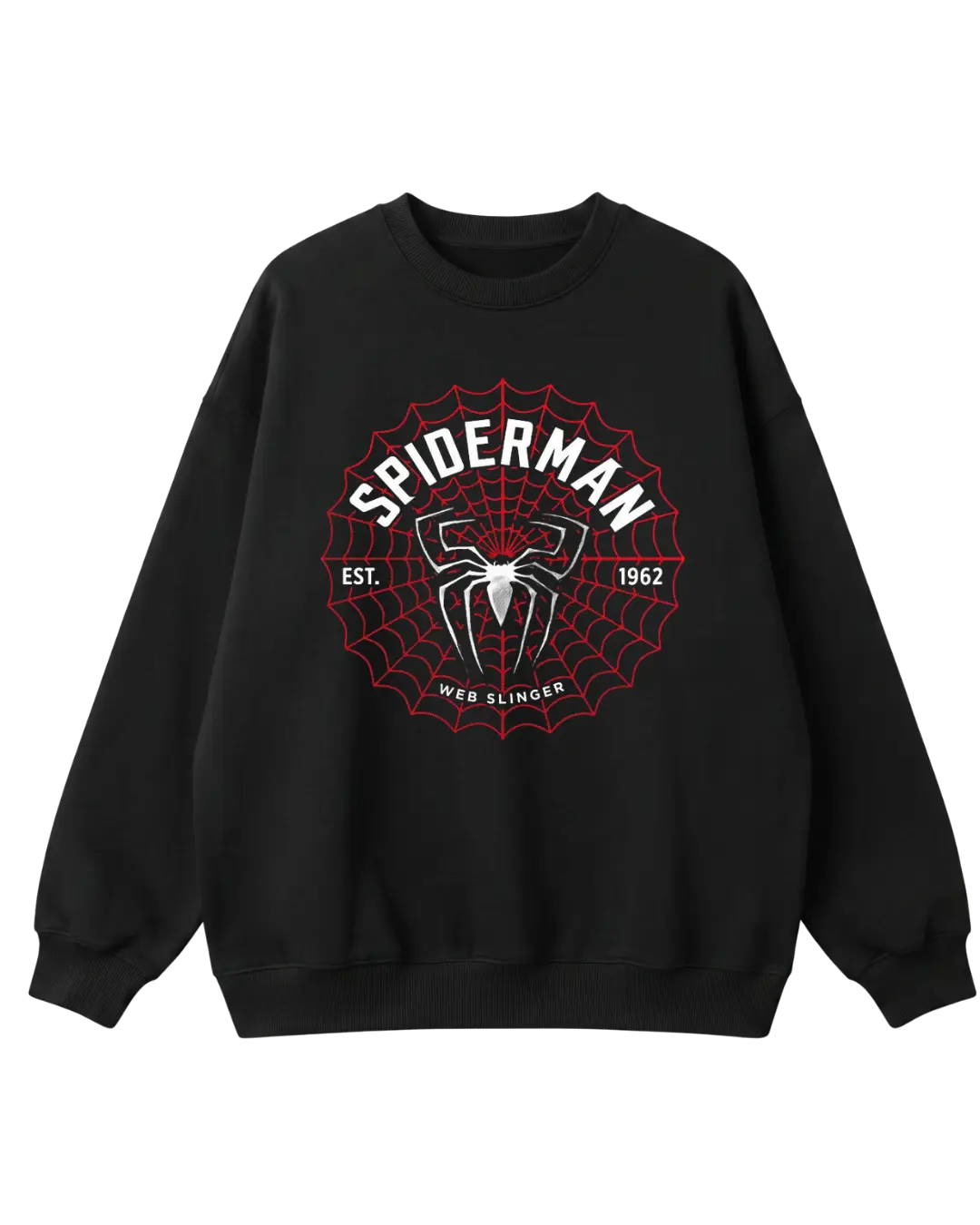 Spider Man Black Design Sweatshirt