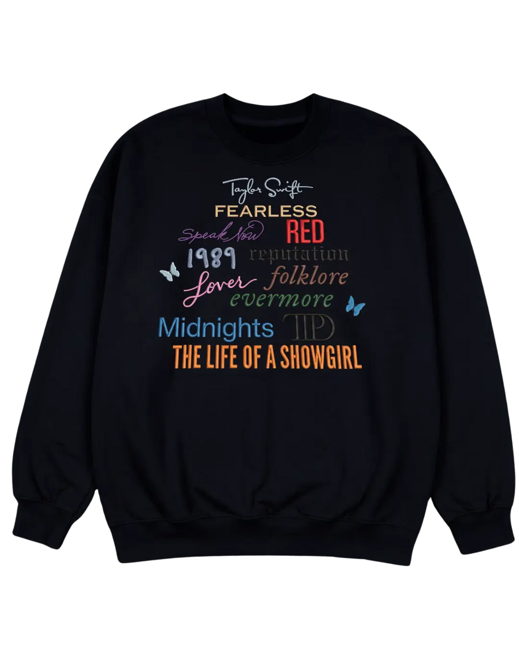 Taylor Swift All Albums Sweatshirt