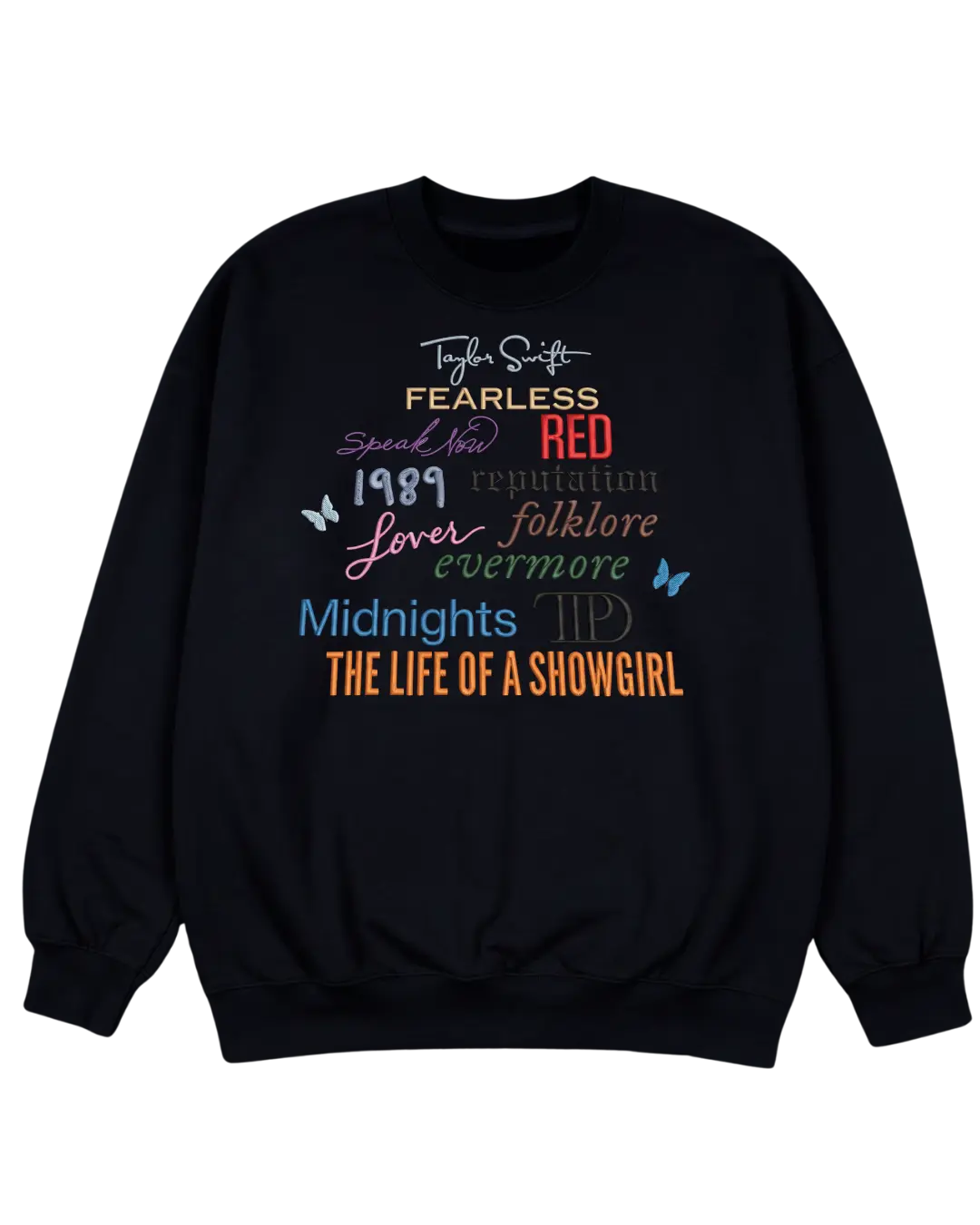 Taylor Swift All Albums Sweatshirt