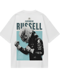 Gorge Russell White Oversized Tee