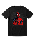Spider Man Black Design Half Sleeves