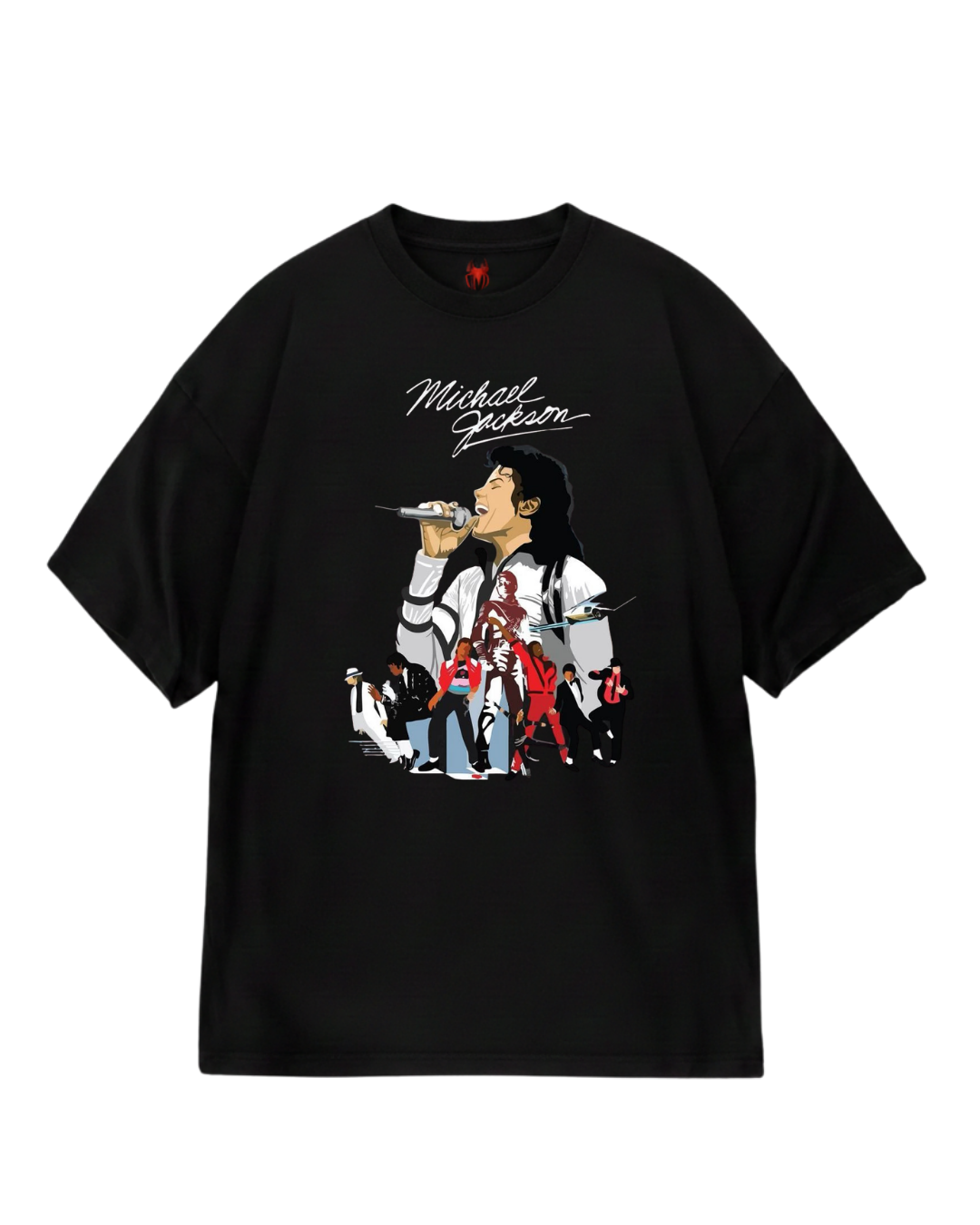 Michael Jackson Black Oversized Tee