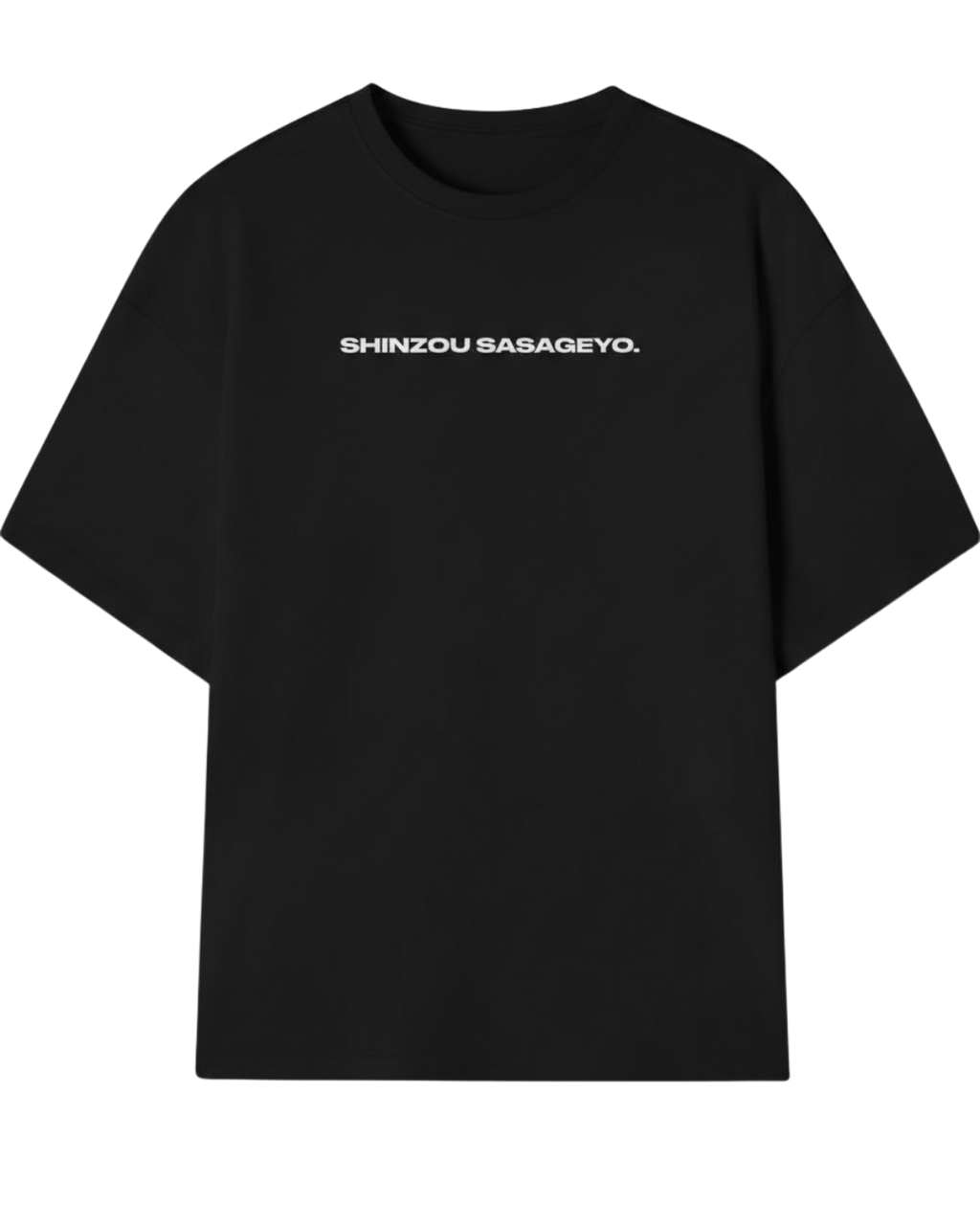 Attack On Titan Black Oversized Tee