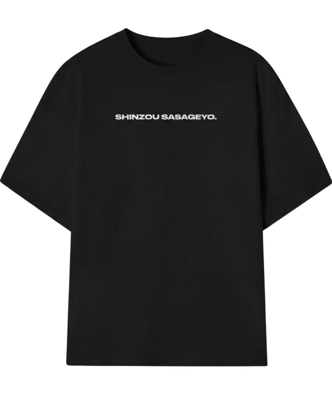 Attack On Titan Black Oversized Tee