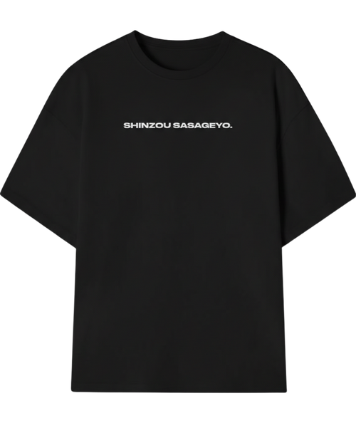 Attack On Titan Black Oversized Tee