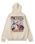 One Piece Beige Hoodie