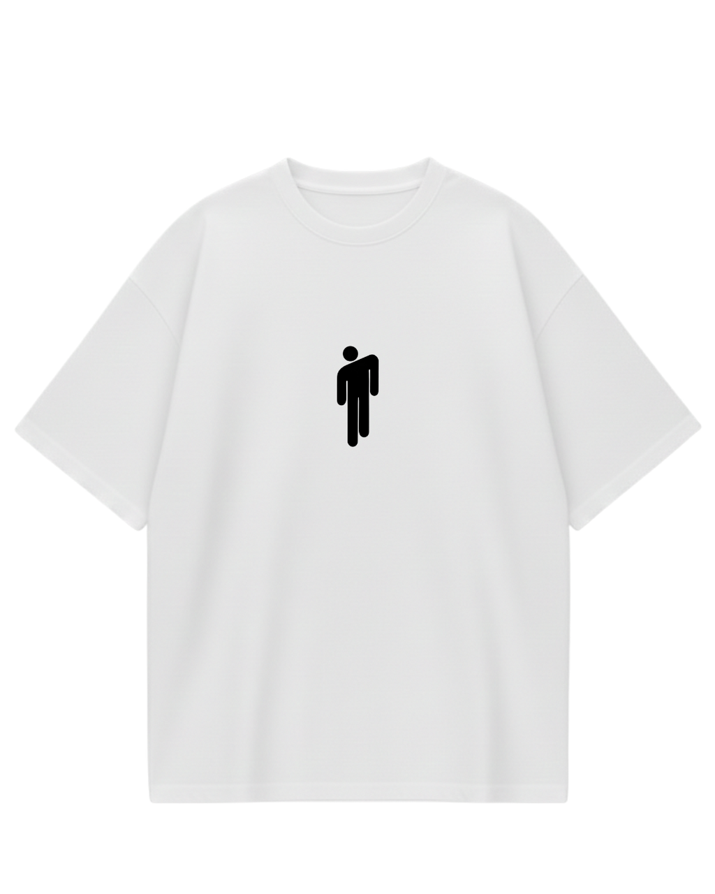 Billie Eilish Yellow White Oversized Tee