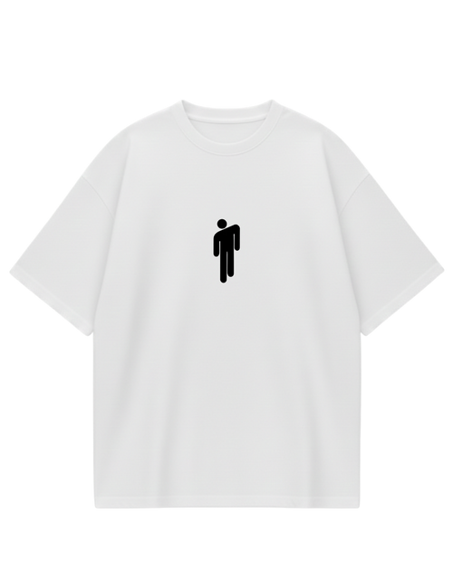 Billie Eilish Box White Oversized Tee