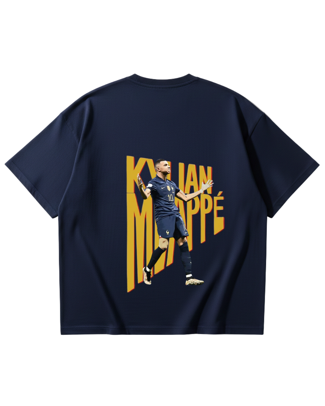 France Mbappe Blue Oversized Tee