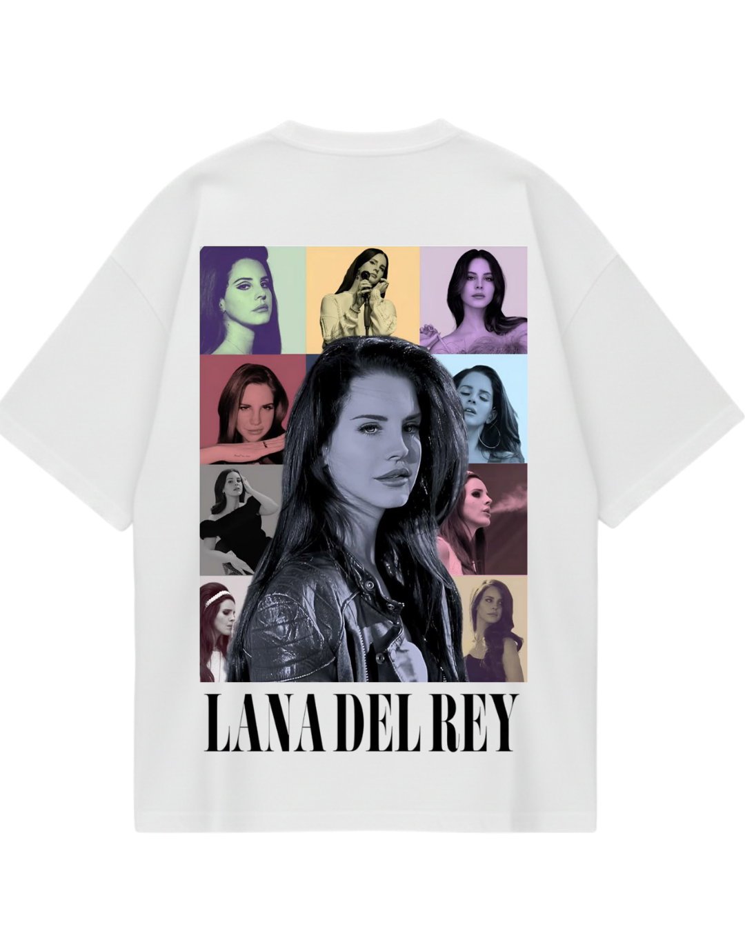 Lana Del Rey White Eras Oversized Tee