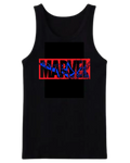 Spider Man Black Marvel Logo Sandos & TankTop