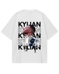 Real Madrid White Mbappe Oversized Tee