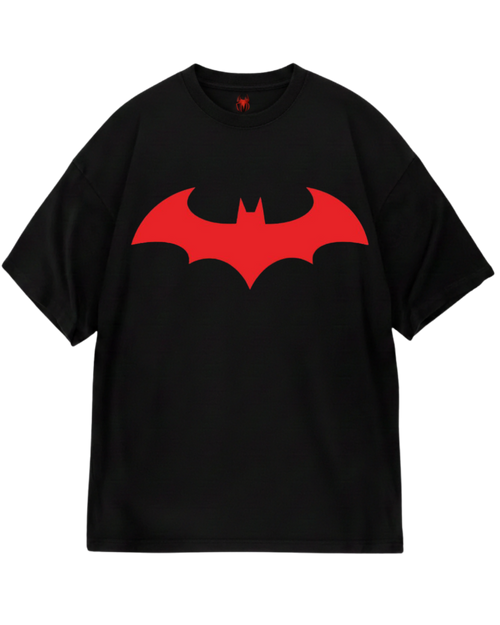 Batman Black Poster Oversized Tee