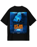 Billie Eilish Hit me Black Oversized Tee