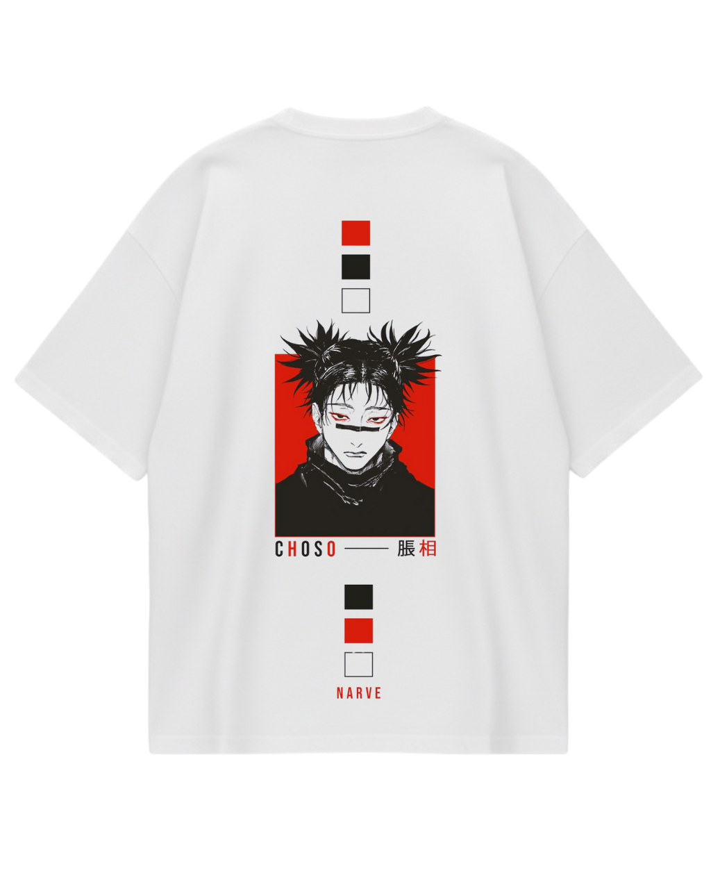 Choso White Oversized Tee