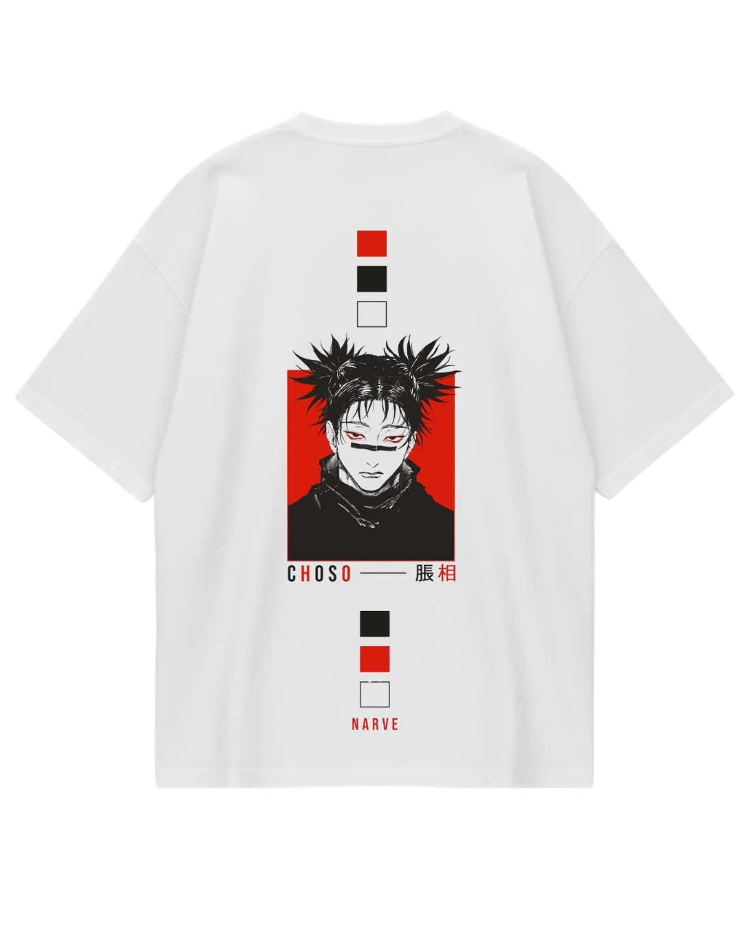 Choso White Oversized Tee
