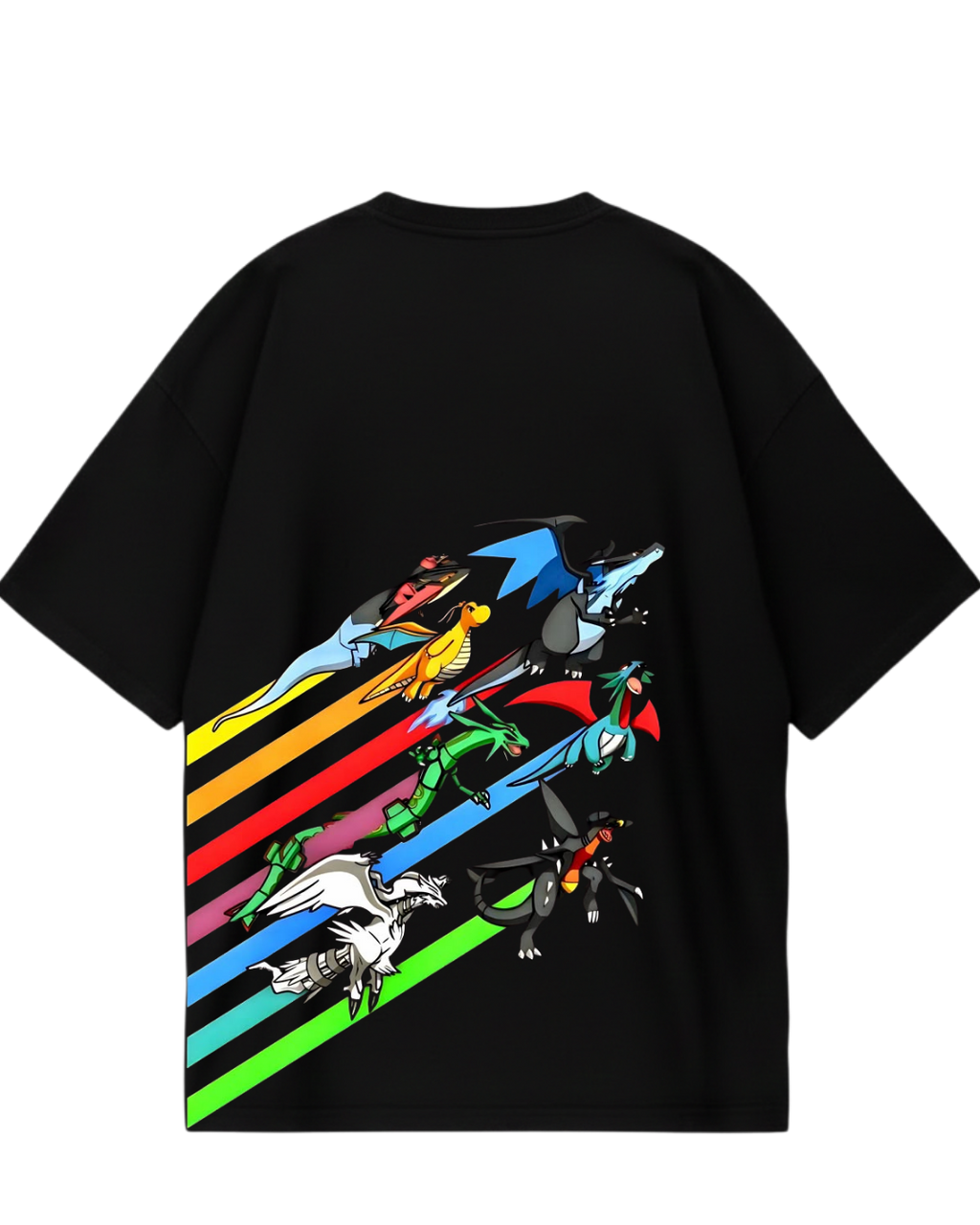 Dragon Black Oversized Tee