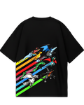 Dragon Black Oversized Tee