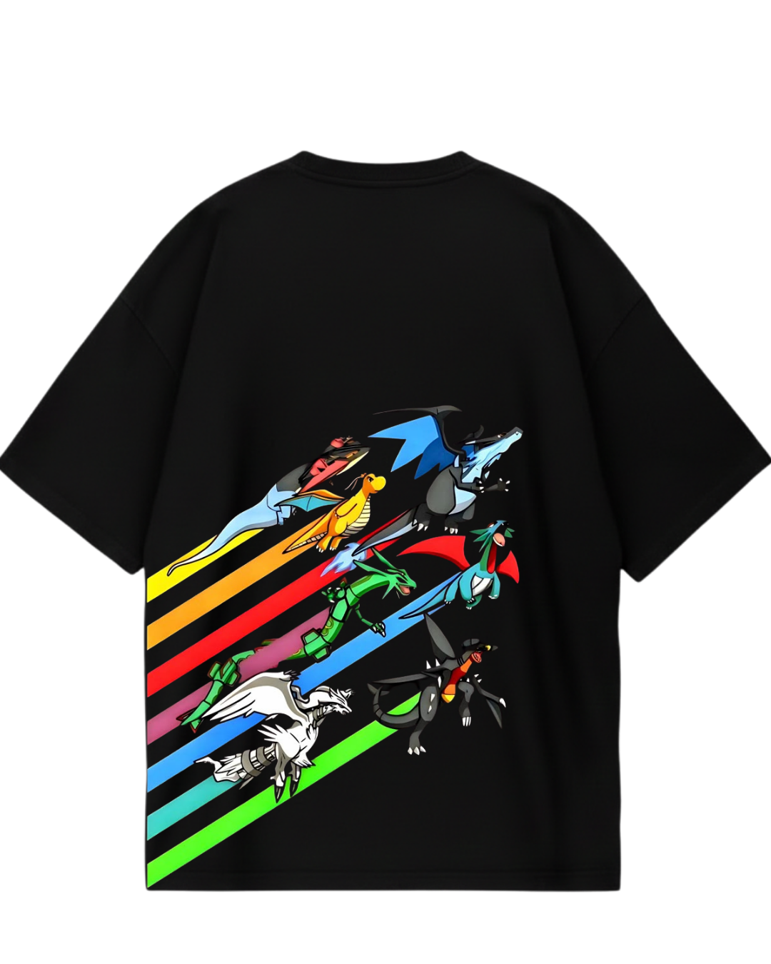 Dragon Black Oversized Tee