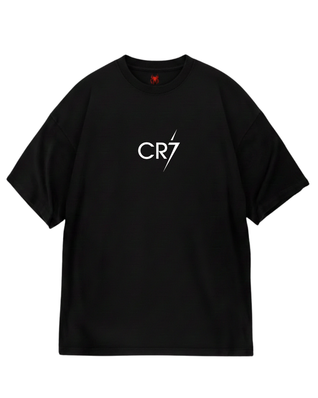 Cristiano Ronaldo Manu Black Oversized Tee