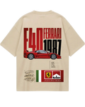 Ferrari Beige Oversized Tee