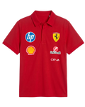 Ferrari Red Polo Oversized Tee