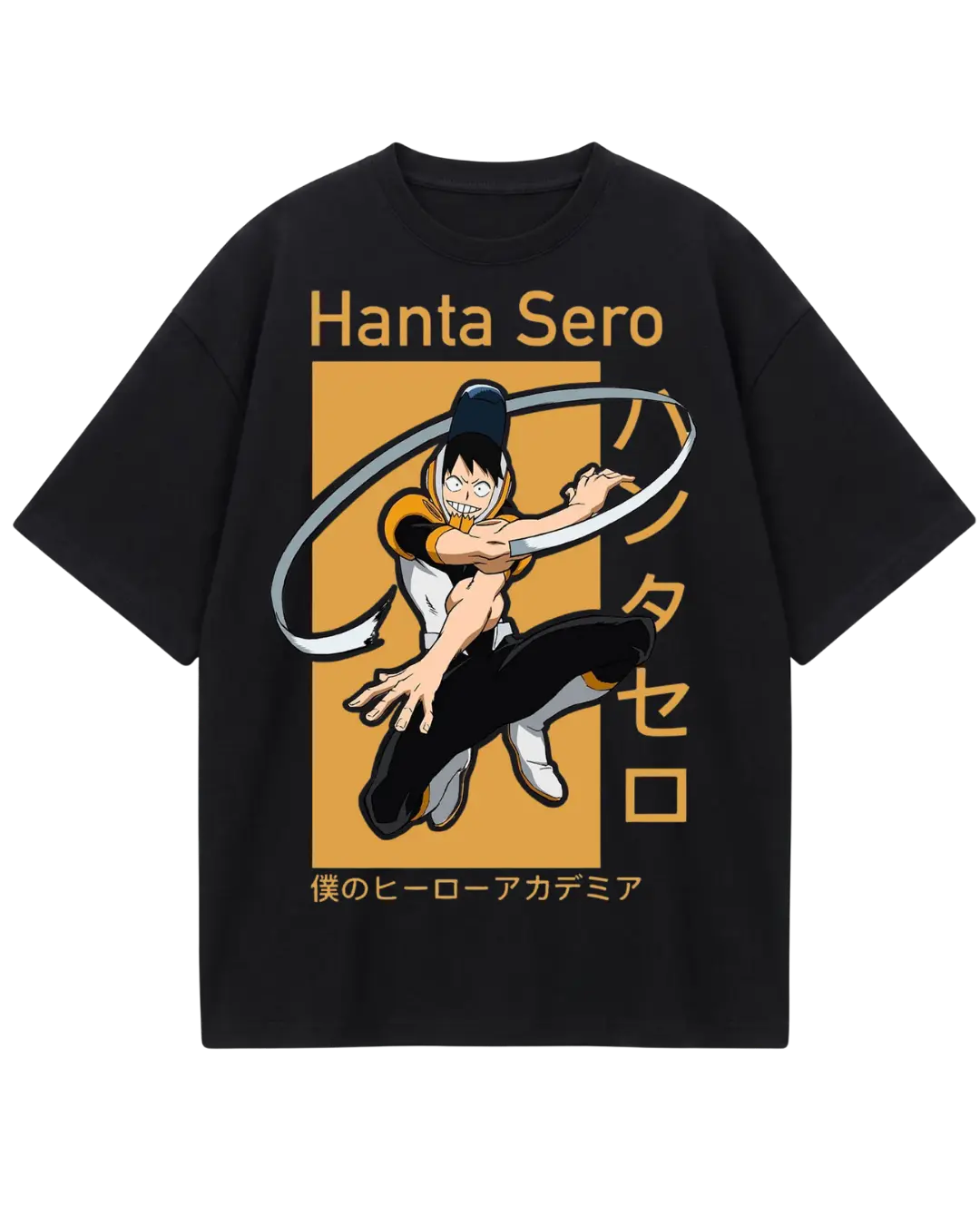 My Hero Academia Hanka Black Oversized Tee