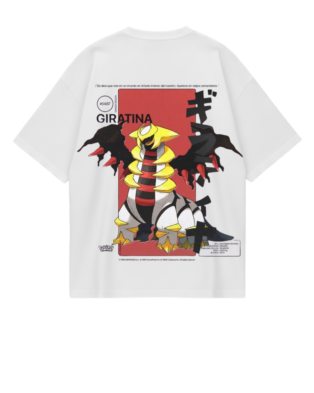 Girantina White Oversized Tee