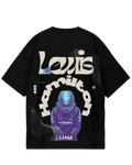 Lewis Hamilton Retro Black Oversized Tee